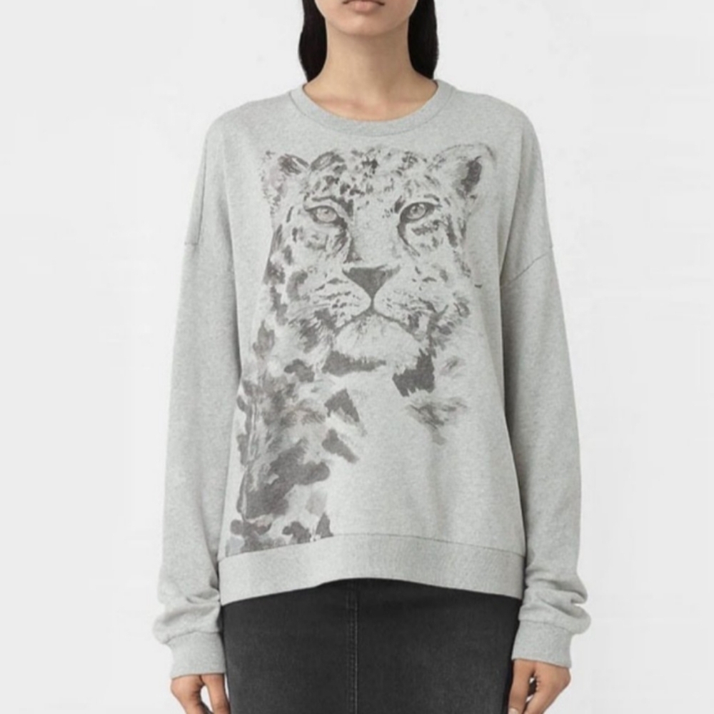 ISO (NOT FOR SALE) All Saints Leopard Face Sweatshirt Any Size